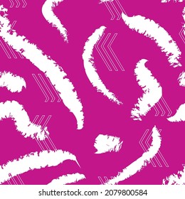 Abstract geometric seamless pattern halftone stripes. Trendy Urban colorful backdrop. Grunge, neon texture pattern. Seamless abstract pattern. Style shapes and doodle objects. Fashion military.