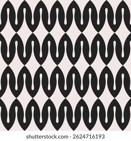 Abstract geometric seamless pattern - hand drawn vector illustration.