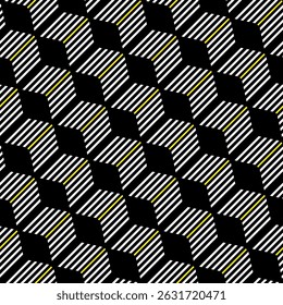 Abstract geometric seamless pattern - hand drawn vector illustration.