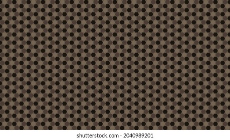 Abstract geometric seamless pattern. Hexagon element in dark and light brown color, monochrome design. For shirt, menswear, bag, coat, jacket or other modern textile print. 
