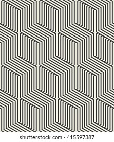 Abstract geometric seamless pattern. Intersectings lines. Vector illustration