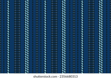 Abstract geometric seamless pattern with light n blue diamond stack on dark blue background. Vector illustration. For masculine male shirt lady dress textile wrapping cloth wallpaper all over print