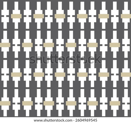 Abstract geometric seamless pattern. Line rectangle ornamental background. Grid lacy interior texture
