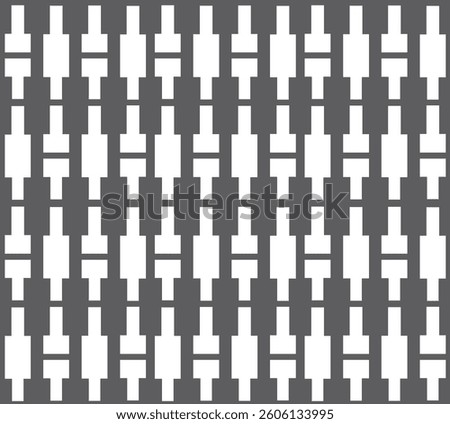 Abstract geometric seamless pattern. Line rectangle ornamental background. Grid lacy interior texture