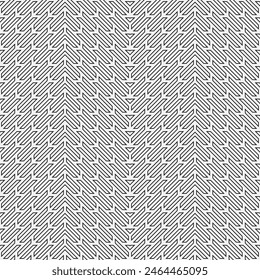 Abstract geometric seamless pattern lines. Black and white texture. Modern background with geometric shapes. Vector graphic.