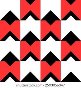 Abstract geometric seamless pattern. Minimalist geometrical ornament, puzzle design. Vector illustration.