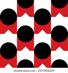 Abstract geometric seamless pattern. Minimalist geometrical ornament, puzzle design. Vector illustration.