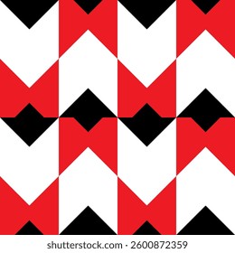 Abstract geometric seamless pattern. Minimalist geometrical ornament, puzzle design. Vector illustration.