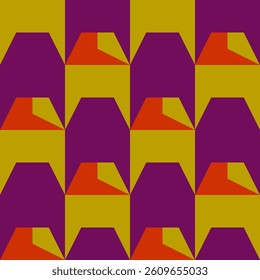 Abstract geometric seamless pattern. Minimalist geometrical ornament. Vector illustration.