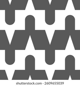Abstract geometric seamless pattern. Minimalist geometrical ornament. Vector illustration.