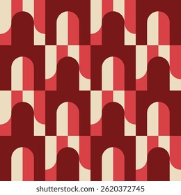 Abstractas patrón geométrico sin fisuras. Ornamento geométrico minimalista. Ilustración vectorial.