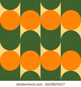 Abstract geometric seamless pattern. Minimalist geometrical ornament. Vector illustration.