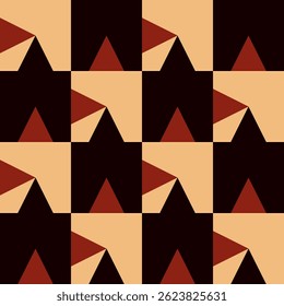 Abstractas patrón geométrico sin fisuras. Ornamento geométrico minimalista, diseño del rompecabezas. Ilustración vectorial.