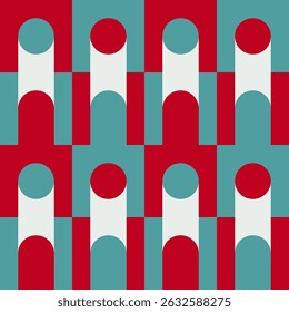 Abstractas patrón geométrico sin fisuras. Ornamento geométrico minimalista. Ilustración vectorial.