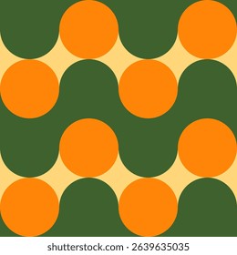 Abstract geometric seamless pattern. Minimalist geometrical ornament. Vector illustration.