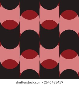 Abstract geometric seamless pattern. Minimalist geometrical ornament. Vector illustration.