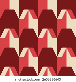 Abstractas patrón geométrico sin fisuras. Ornamento geométrico minimalista. Ilustración vectorial.