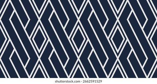 Abstrato geométrico sem costura padrão minimalista fundo. Vetor de padrão de linha elegante
