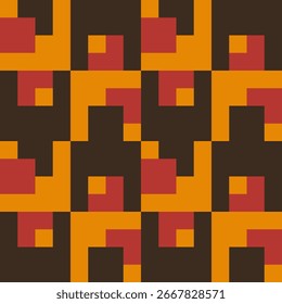Abstractas patrón geométrico sin fisuras. Ornamento geométrico minimalista, diseño del rompecabezas. Ilustración vectorial.