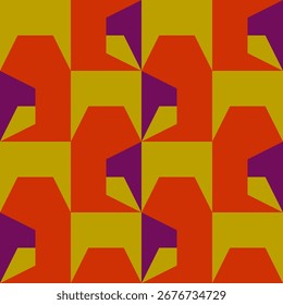 Abstract geometric seamless pattern. Minimalist geometrical ornament. Vector illustration.