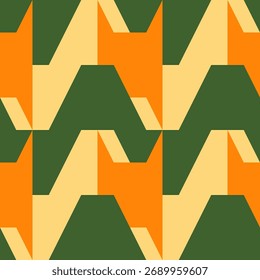Abstract geometric seamless pattern. Minimalist geometrical ornament. Vector illustration.