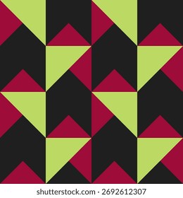 Padrão geométrico sem costura abstrato. Ornamento geométrico minimalista, design de quebra-cabeças. Ilustração vetorial.