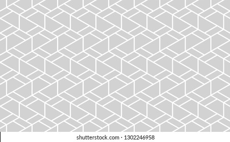 Abstract geometric seamless pattern. Modern stylish texture. Repeating hexagons vector background.