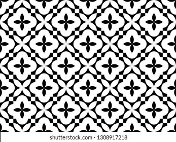 Abstract geometric seamless pattern. Modern stylish texture. Repeating vector background.