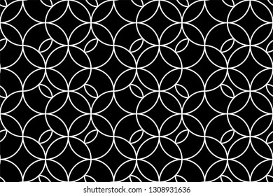 Abstract geometric seamless pattern. Modern stylish texture. Repeating vector background.