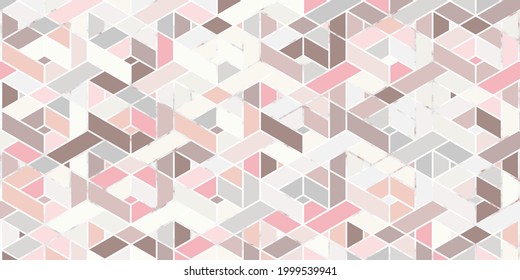   Abstract geometric seamless pattern modern design. Pastel color with marble line elegant background for carpet,wallpaper,clothing,wrapping,batik,fabric. Vector illustration.Eps 10
