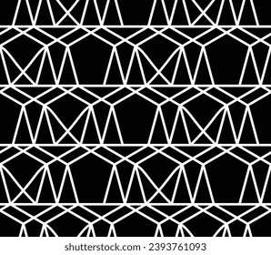 Abstract geometric seamless pattern. Modern stylish texture. Repeating vector background.