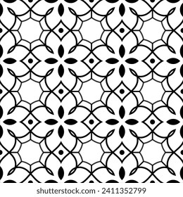 Abstract geometric seamless pattern. Modern stylish texture. Repeating vector background.