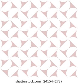 Resumen del patrón geométrico sin costuras. con fondo vectorial monocromo de la impresión de almohadas blancas y rosa cuadrado moderno.