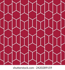 Abstract geometric seamless pattern. Modern stylish texture. Repeating hexagons vector background.
