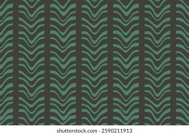 Abstract  Geometric seamless pattern. Modern design with simple shapes. Creative minimalist background. Decorative repeat green elements on black background.  Trendy wallpaper print backdrop. Vector