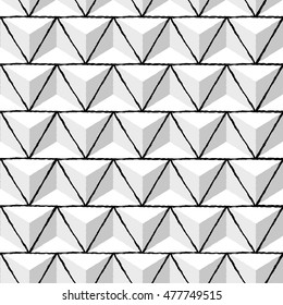 Abstract geometric seamless pattern. Modern stylish texture. Vector Illustration.