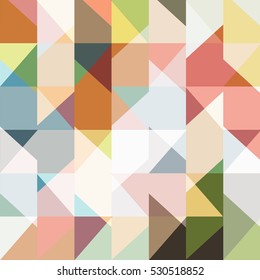 Abstract geometric seamless pattern. Modern background of geometric shapes. Trendy vector wallpaper