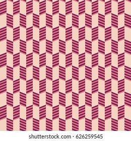 Abstract geometric seamless pattern. Modern stylish texture. Repeating geometric shapes. Contemporary graphic design. Vector background.