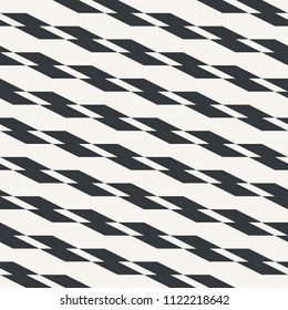 Abstract geometric seamless pattern monochrome or two colors vector