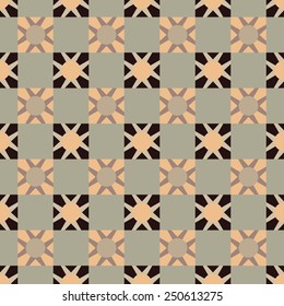 Abstract geometric seamless pattern. Mosaic repeating background texture. Cloth design. Wallpaper, wrapping
