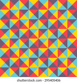 Abstract geometric seamless pattern. Mosaic endless texture