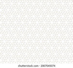 Abstract geometric seamless pattern on a white background. Wave elements. Suitable for textiles, greeting cards, invitation cards, wrapping paper.