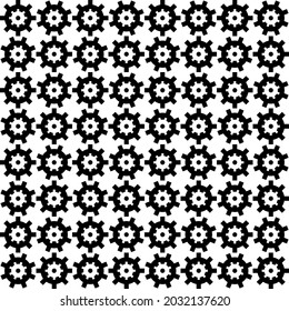 Abstract geometric seamless pattern on white background