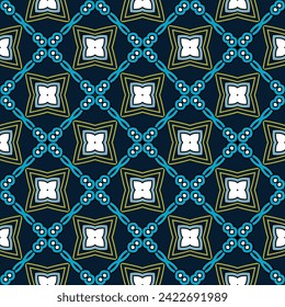 Resumen del patrón geométrico sin costuras en estilo oriental. Fondo vectorial de lujo. Elegante adorno gráfico.