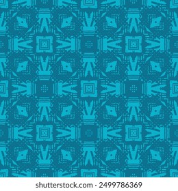 Abstract geometric seamless pattern in oriental style. Luxury vector background.