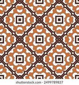 Abstract geometric seamless pattern in oriental style. Luxury vector background.