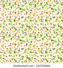 Abstract geometric seamless pattern, pattern of paint stains. Vector illustration.