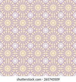 Abstract geometric seamless pattern. Pastel style pattern with circle and line. Endless texture for wallpaper, fill, web page background, surface texture.