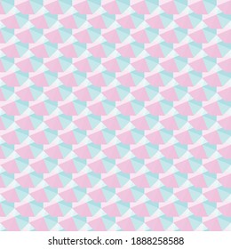 Resumen del patrón geométrico sin costuras. Fondo vector rosa y azul.