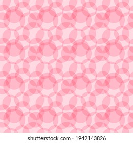 Abstract geometric seamless pattern with pink circles.Modern vector colorful background for designs of papers, covers, fabrics, textiles, scrapbooking, interior decor and other users. 